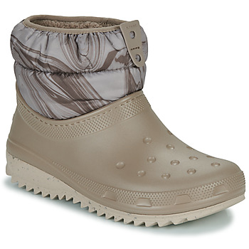 Cipők Női Hótaposók Crocs CLASSIC NEO PUFF SHORTY BOOT W Bézs