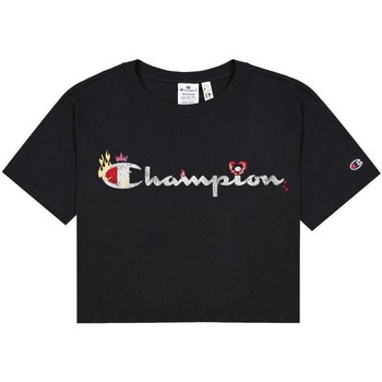 Ruhák Női Rövid ujjú pólók Champion  Fekete 