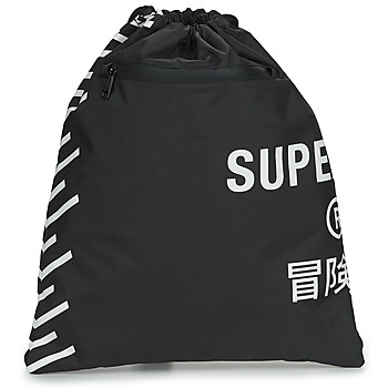 Táskák Bevásárló szatyrok / Bevásárló táskák Superdry CORE SPORT DRAWSTRING BAG Fekete 