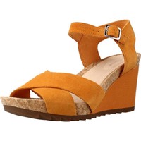 Cipők Női Szandálok / Saruk Clarks FLEX SUN Narancssárga