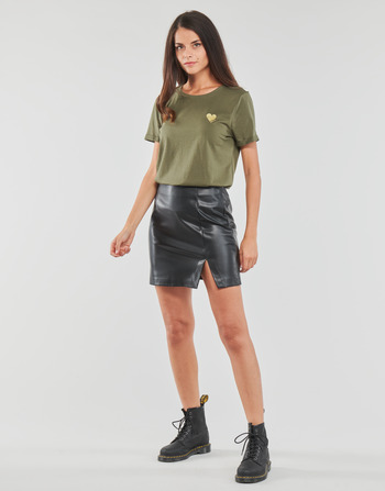 Only ONLLINA FAUX LEATHER SKIRT CC OTW Fekete 