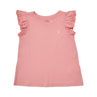 Ruhák Lány Rövid ujjú pólók Polo Ralph Lauren 311869391001 Rózsaszín