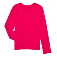 Ruhák Lány Hosszú ujjú pólók Polo Ralph Lauren 313841122020 Rózsaszín