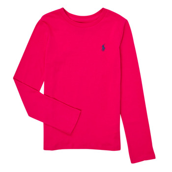 Ruhák Lány Hosszú ujjú pólók Polo Ralph Lauren 312841122020 Rózsaszín