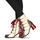 Cipők Női Bokacsizmák Laura Vita EVCAO Bézs / Piros