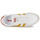 Cipők Női Rövid szárú edzőcipők Gola GRANDSLAM TRIDENT Fehér / Mustár sárga