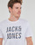 Ruhák Férfi Rövid ujjú pólók Jack & Jones JJXILO TEE SS CREW NECK Fehér