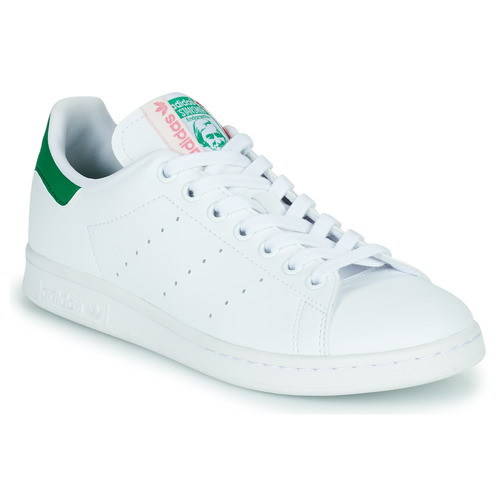 Cipők Női Rövid szárú edzőcipők adidas Originals STAN SMITH W Fehér / Zöld