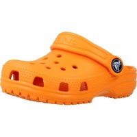 Cipők Lány Lábujjközös papucsok Crocs CLASSIC CLOG T Narancssárga