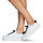 Cipők Női Rövid szárú edzőcipők Superga WHITE BLACK Fehér