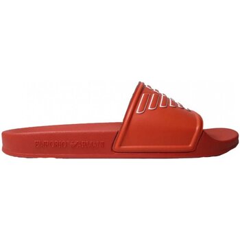 Cipők Női Lábujjközös papucsok Emporio Armani XVPS01 XN129 Piros