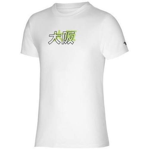 Ruhák Férfi Rövid ujjú pólók Mizuno Katakana Tee Fehér