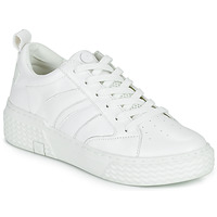 Cipők Női Magas szárú edzőcipők Palladium EGO 03 LEA~WHITE/WHITE~M Fehér