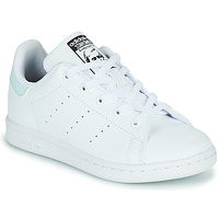 Cipők Gyerek Rövid szárú edzőcipők adidas Originals STAN SMITH C Fehér / Kék
