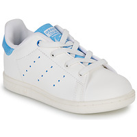 Cipők Gyerek Rövid szárú edzőcipők adidas Originals STAN SMITH I Fehér / Kék