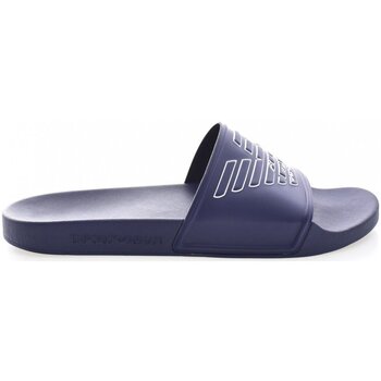 Cipők Női Lábujjközös papucsok Emporio Armani XVPS01 XN129 Kék