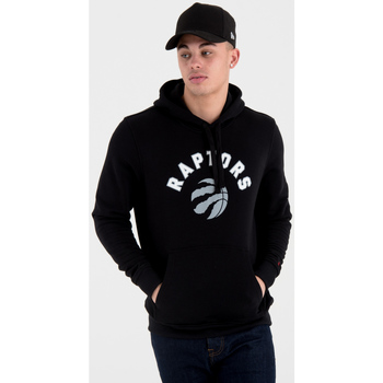 Ruhák Férfi Pulóverek New-Era Sweat à capuche  avec logo de l'équipe Toronto Raptors Fekete 