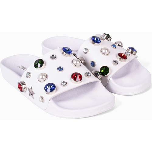 Cipők Női Divat edzőcipők Thewhitebrand Pearls white l-0184 Fehér