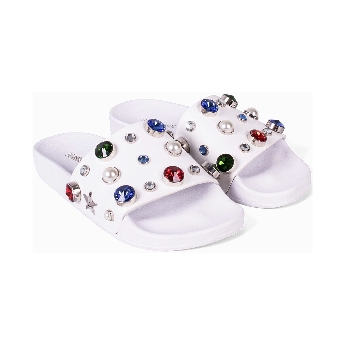 Cipők Női Divat edzőcipők Thewhitebrand Pearls white l-0184 Fehér