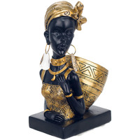Otthon Szobrok / figurák Signes Grimalt Afrikai Figura Bázissal Fekete 