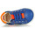 Cipők Fiú Rövid szárú edzőcipők Geox B BIGLIA B. B - NAPPA+DENIM SL Kék / Narancssárga