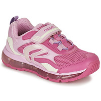 Cipők Lány Rövid szárú edzőcipők Geox J ANDROID G. D - MESH+ECOP.BOT Rózsaszín