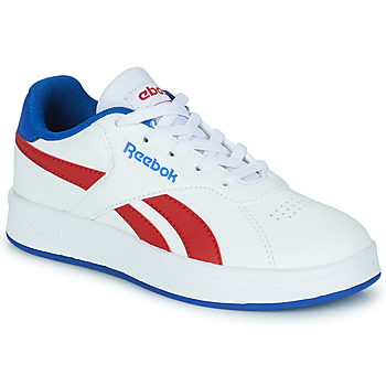 Cipők Fiú Rövid szárú edzőcipők Reebok Classic REEBOK AM COURT Fehér / Piros / Kék