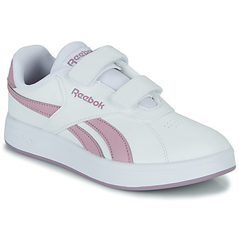 Cipők Gyerek Rövid szárú edzőcipők Reebok Classic REEBOK AM COURT ALT Fehér / Rózsaszín