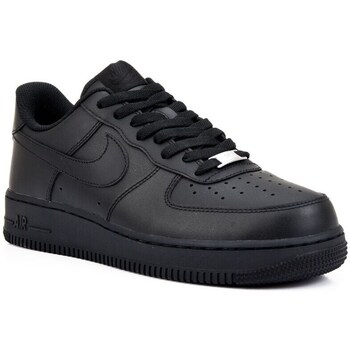 Cipők Férfi Rövid szárú edzőcipők Nike Air Force 1 07 Fekete 