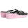 Cipők Női Lábujjközös papucsok Champion S10087 | Flip Flop Mohavi Wedge Fekete 