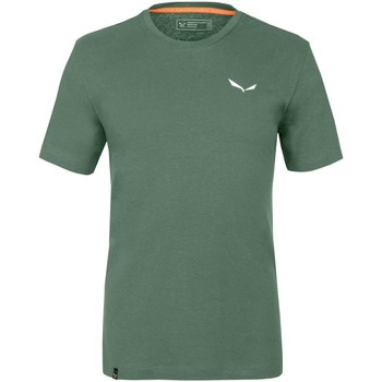 Ruhák Férfi Rövid ujjú pólók Salewa Pure Dolomites Hemp Men's T-Shirt 28329-5320 Zöld
