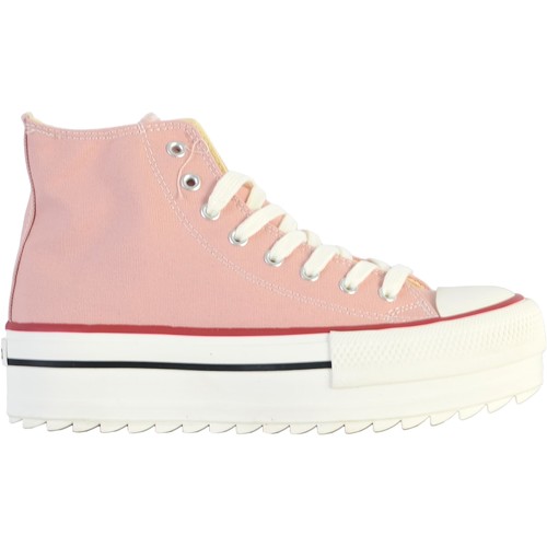 Cipők Női Magas szárú edzőcipők Victoria 187303 Rózsaszín