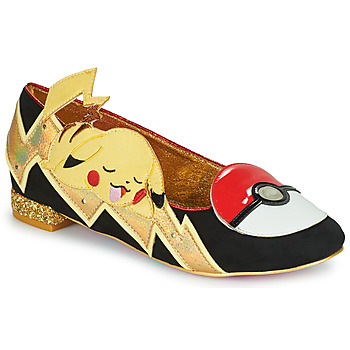 Cipők Női Balerina cipők
 Irregular Choice Pikachu Dreams Fekete  / Citromsárga