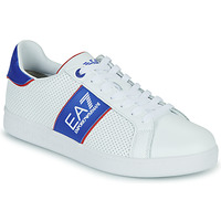 Cipők Rövid szárú edzőcipők Emporio Armani EA7  Fehér / Kék / Piros