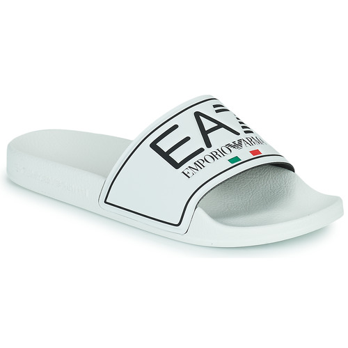 Cipők strandpapucsok Emporio Armani EA7 SHOES BEACHWEAR Fehér / Fekete 