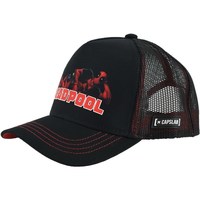 Textil kiegészítők Férfi Baseball sapkák Capslab Marvel Deadpool Fekete 