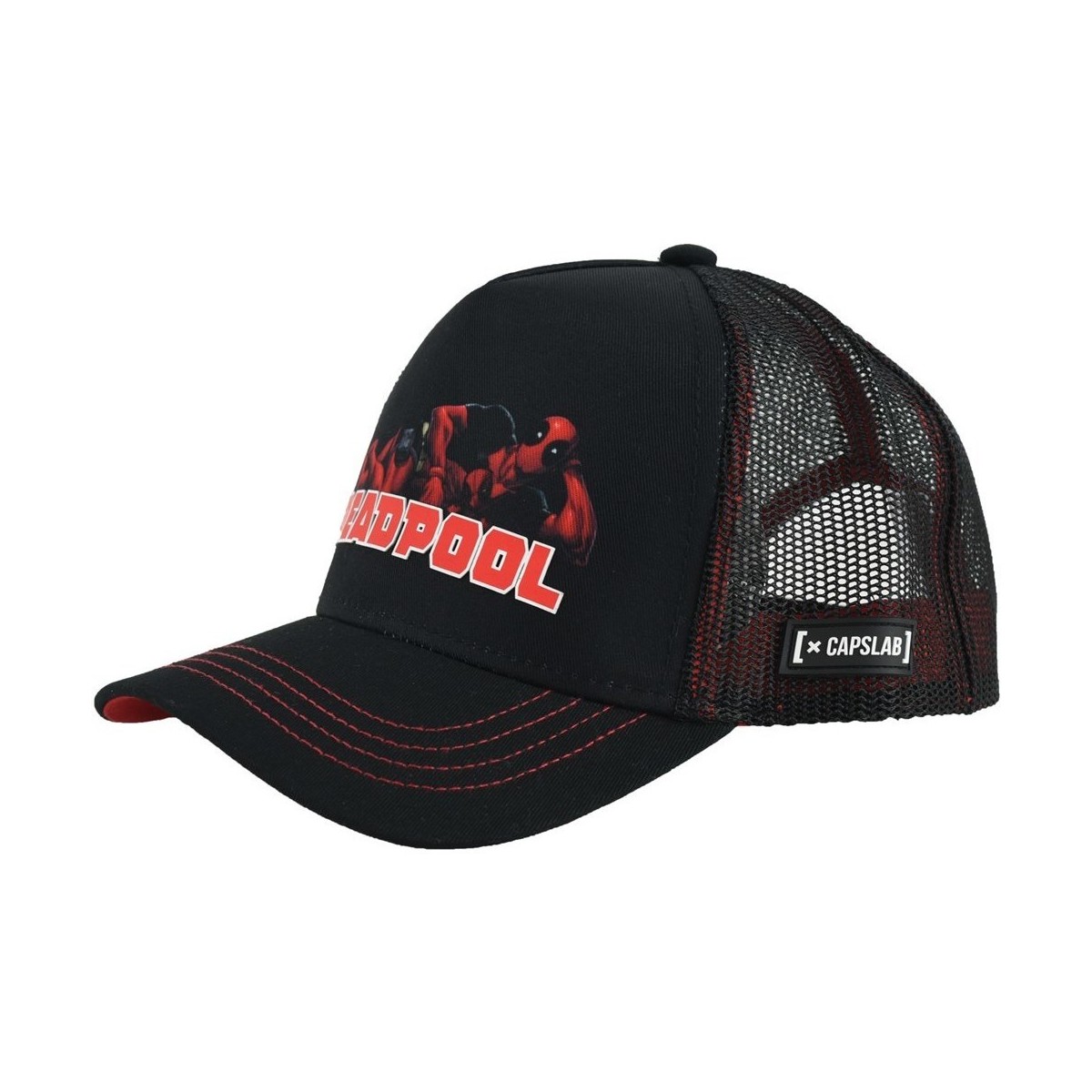 Textil kiegészítők Baseball sapkák Capslab Marvel Deadpool Fekete 
