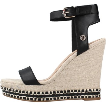 Tommy Hilfiger ELEVATED SIGNATURE WEDGE Fekete 