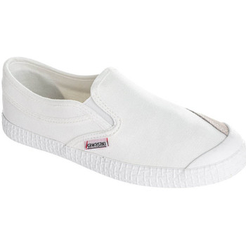 Cipők Férfi Divat edzőcipők Kawasaki Slip On Canvas Shoe K212437 1002 White Fehér