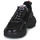 Cipők Rövid szárú edzőcipők Yurban MILANO Fekete 