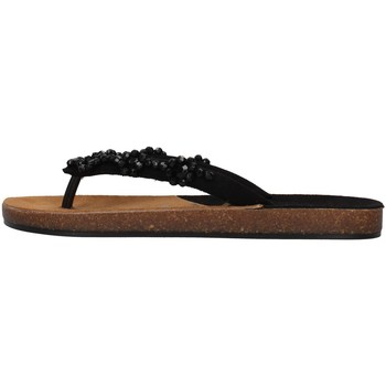 Cipők Női Lábujjközös papucsok Playa Santa H200019051 Fekete 