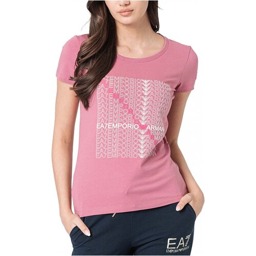 Ruhák Női Pólók / Galléros Pólók Emporio Armani EA7 3LTT22 TJFKZ Rózsaszín