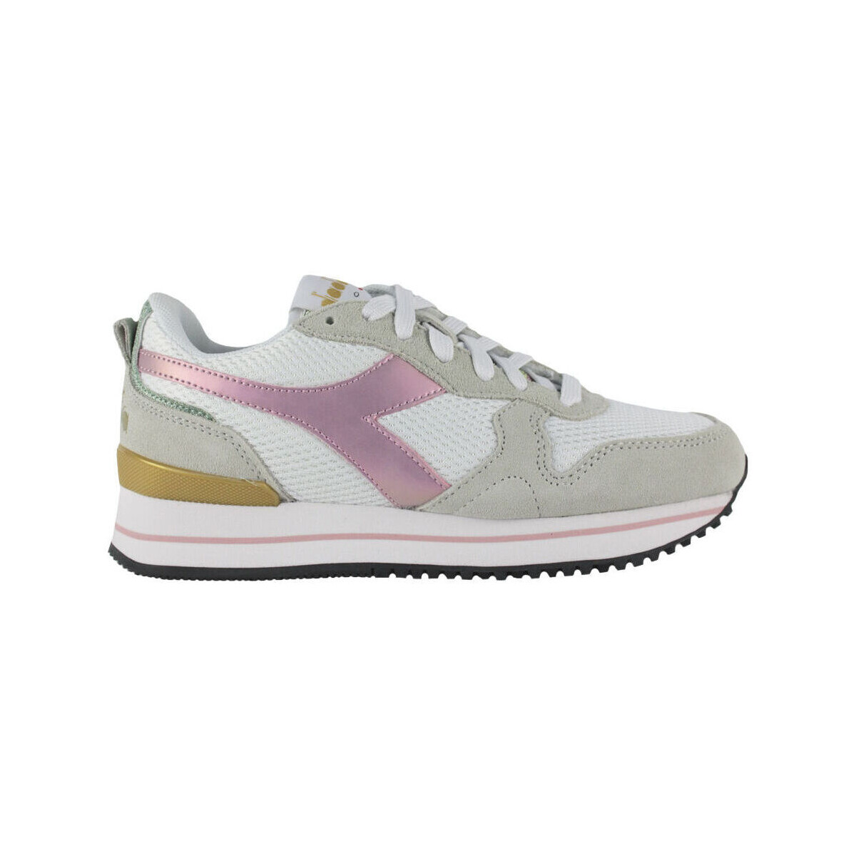 Cipők Női Divat edzőcipők Diadora 101.178330 01 C3113 White/Pink lady Fehér