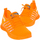 Cipők Férfi Rövid szárú edzőcipők Nasa CSK2042 Narancssárga
