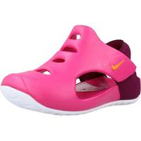 Cipők Lány Lábujjközös papucsok Nike SUNRAY PROTECT 3 Rózsaszín