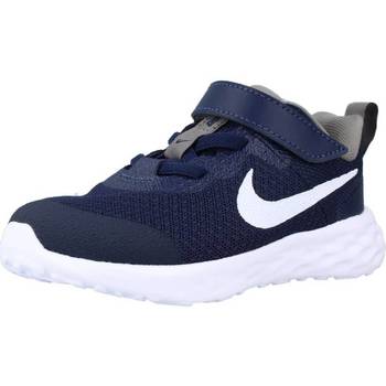 Cipők Fiú Rövid szárú edzőcipők Nike REVOLUTION 6 BABY/TODDL Kék