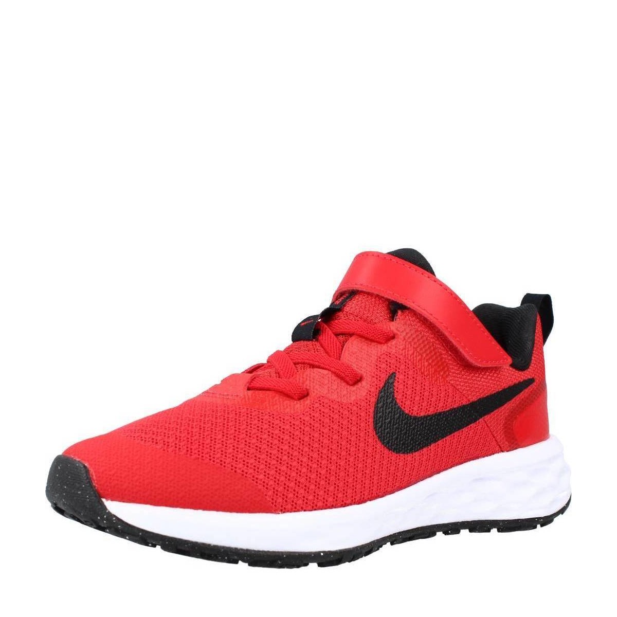 Cipők Fiú Rövid szárú edzőcipők Nike REVOLUTION 6 Piros