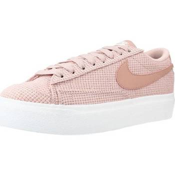 Cipők Női Divat edzőcipők Nike W BLAZER LOW PLATFORM Rózsaszín