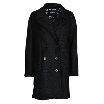 Ruhák Női Kabátok Desigual LONDON Fekete 