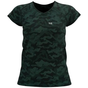 Ruhák Női Rövid ujjú pólók Compressport Premium Fekete, Zöld